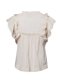 Neo Noir Damen Blusentop - Jayla in beige