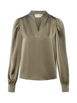 Neo Noir Damen Bluse - Rosslyn in schilf