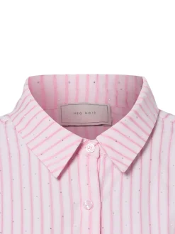 Neo Noir Damen Hemdbluse - Etta in rosa altrosa