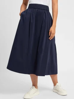 Neo Noir Damen Midirock - Yara in marine - Länge: midi