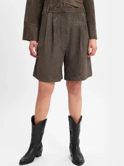 Neo Noir Damen Shorts - Nika in khaki - Länge: kurz