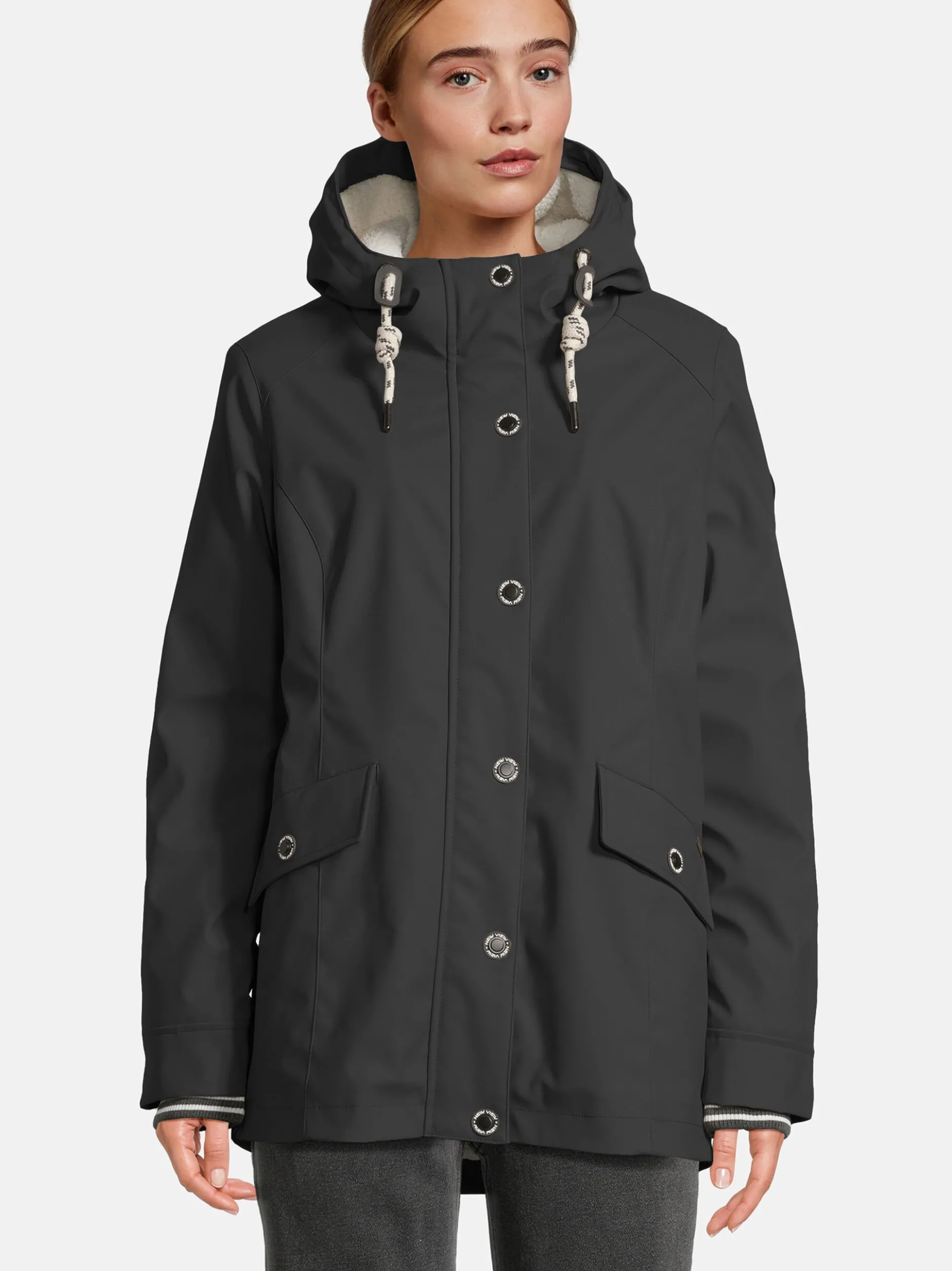 New View Damen Jacke - Lara in grau