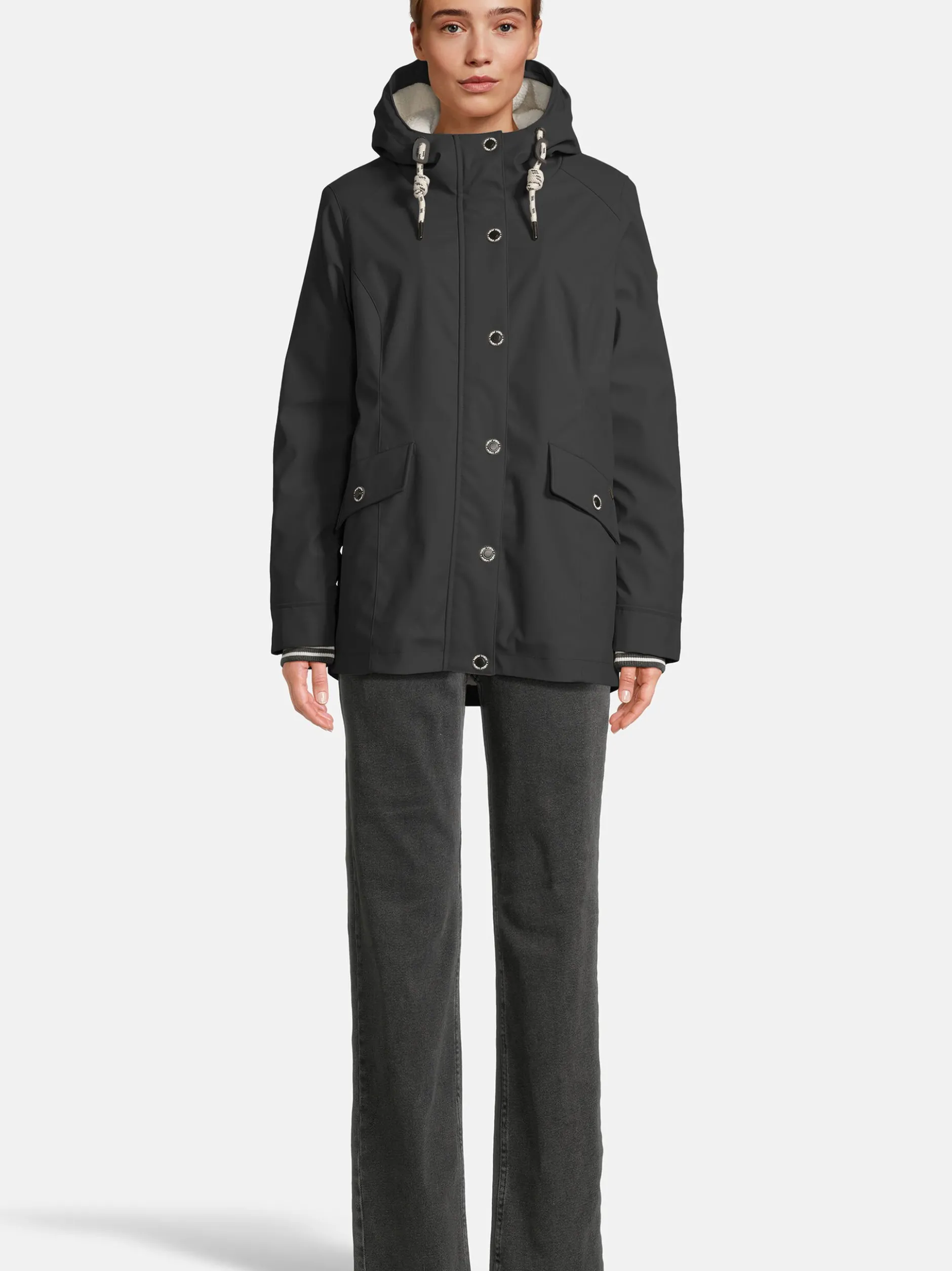 New View Damen Jacke - Lara in grau