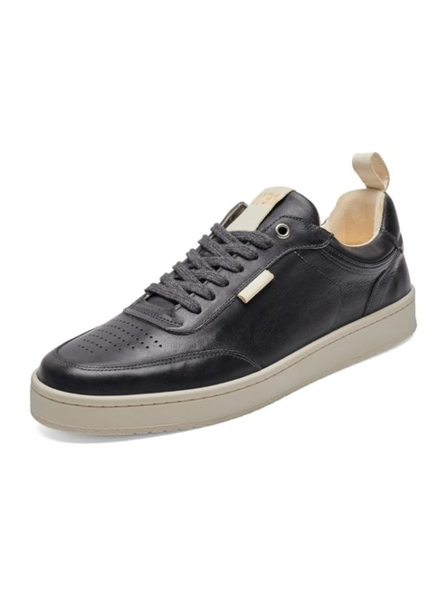 N91 Herren Sneaker – Court M AC in grau - 3,0 cm Absatz