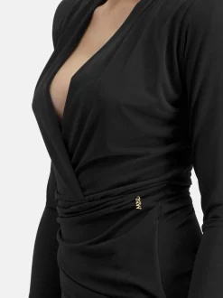 Nicowa Damen Midikleid - MICIMA in schwarz