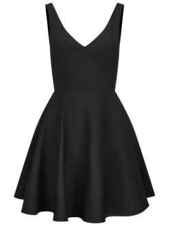 Nicowa Damen Minikleid - OWILETTA in schwarz