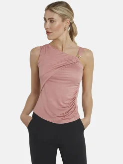 Nicowa Damen Top - MIOWA in rosa - Ärmel: ohne Arm