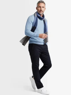 Nils Sundström Herren Chino in marine - Länge: lang