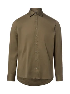 Nils Sundström Herren Freizeithemd in khaki