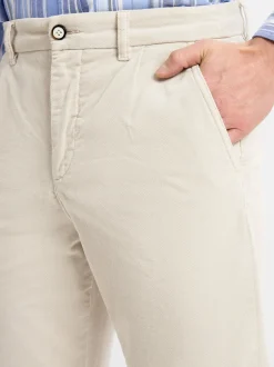 Nils Sundström Herren Hose - Colin in sand - Länge: lang