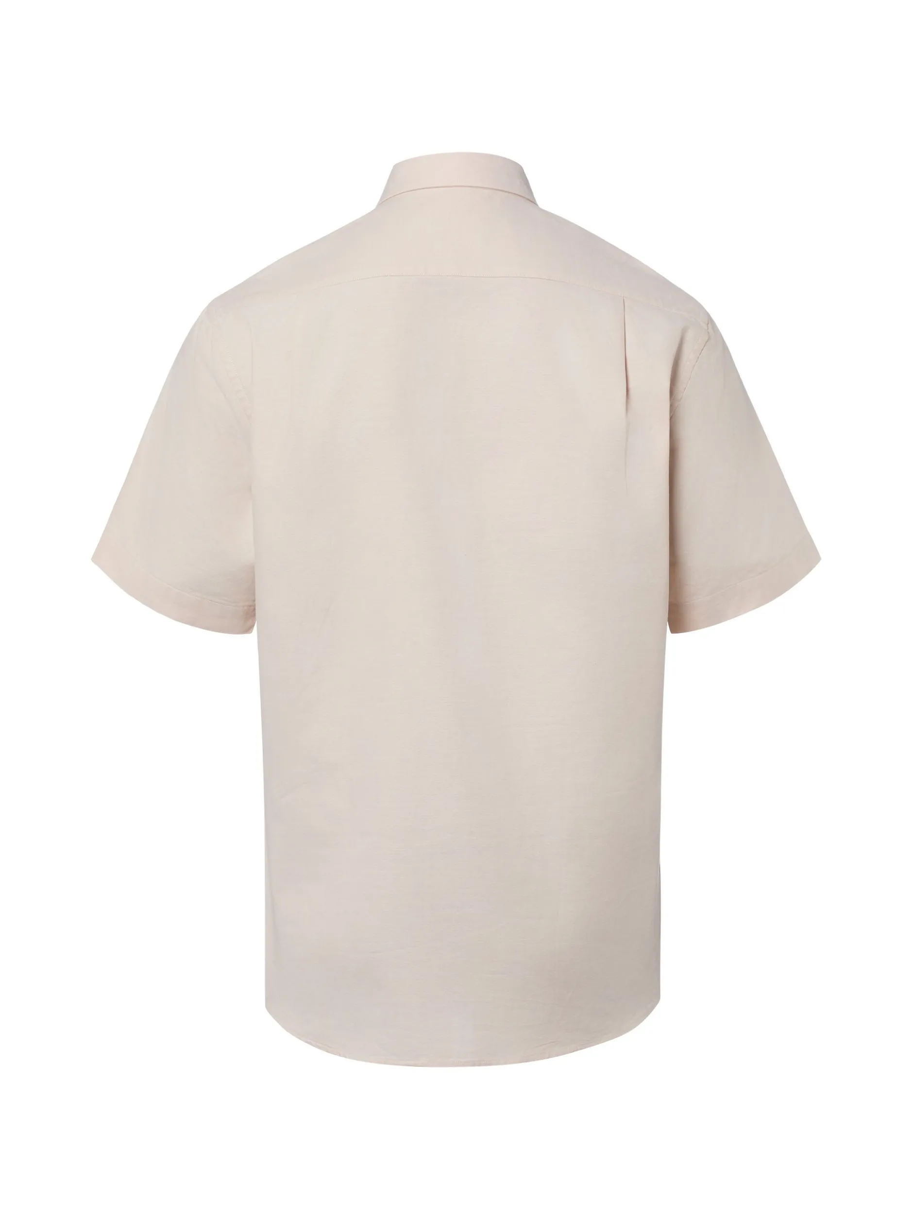 Nils Sundström Herren Kurzarmhemd in beige