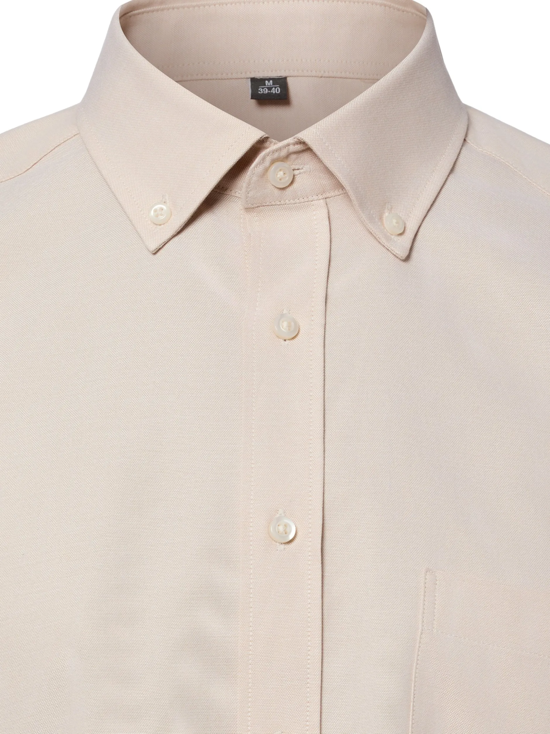 Nils Sundström Herren Kurzarmhemd in beige