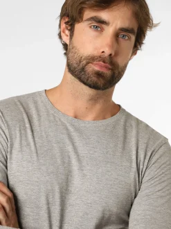 Nils Sundström Herren Langarmshirt in hellgrau