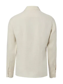 Nils Sundström Herren Leinenhemd in beige