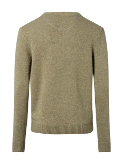 Nils Sundström Herren Pullover in lind - Ärmel: langarm