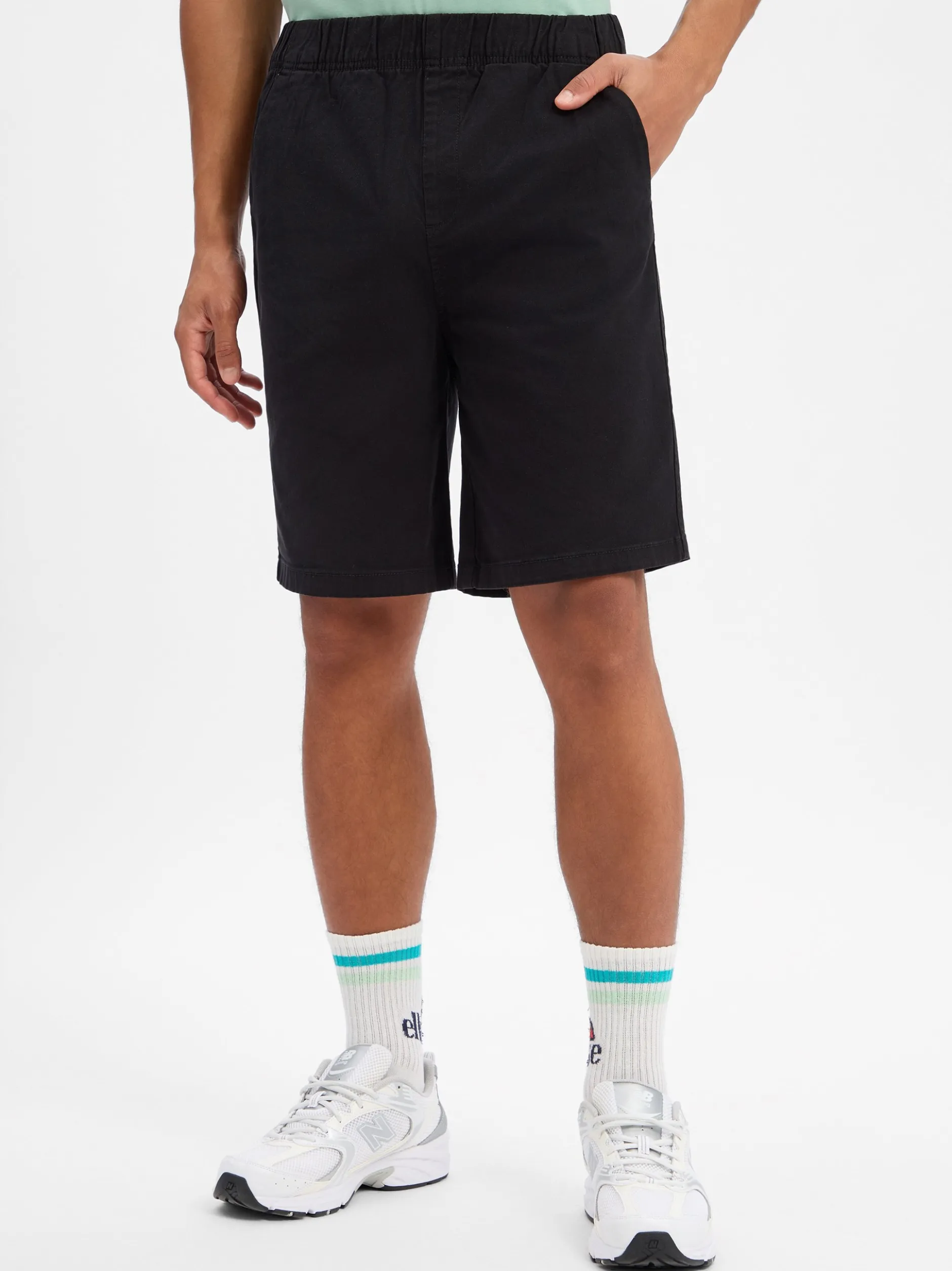 Nils Sundström Herren Shorts in schwarz - Länge: kurz