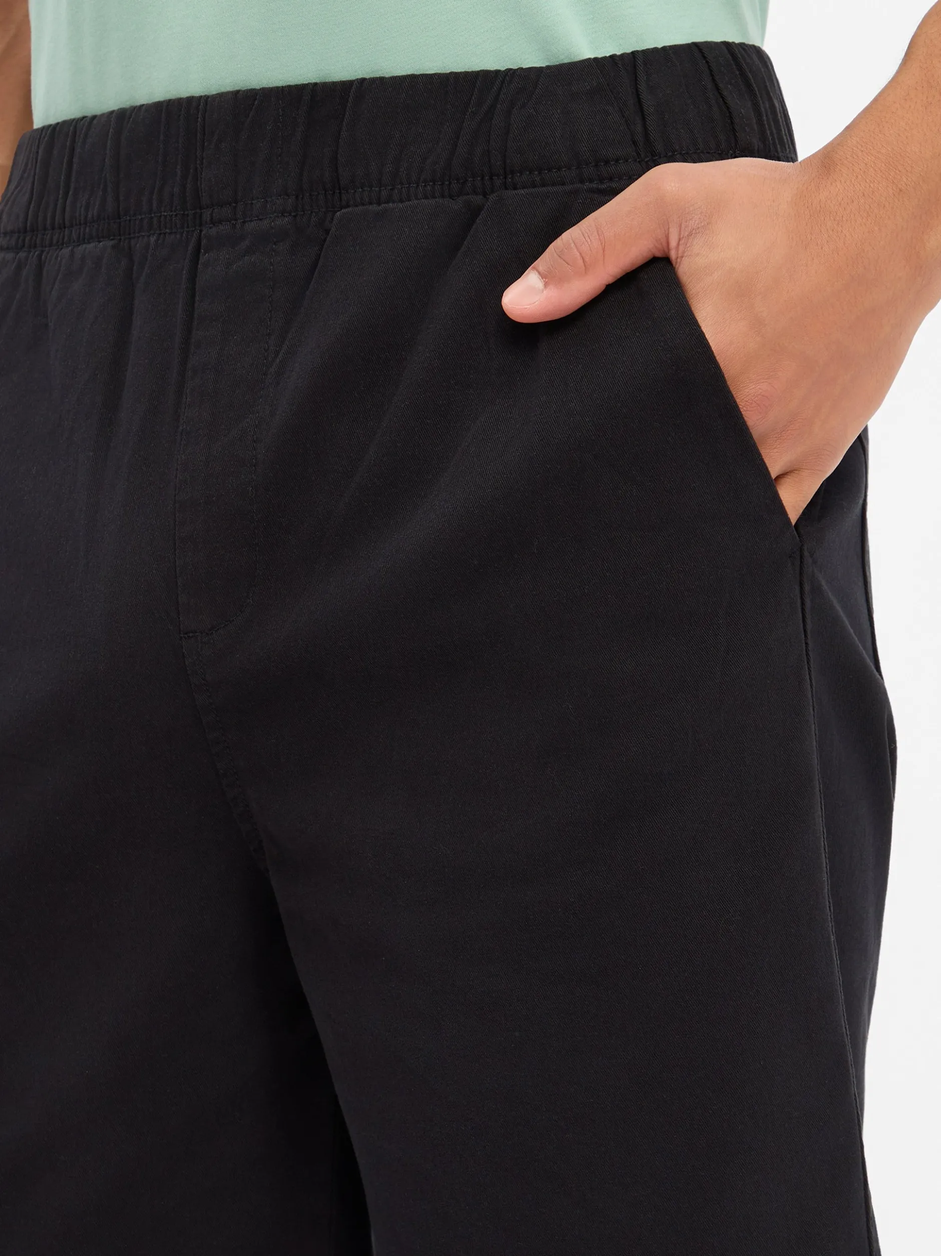 Nils Sundström Herren Shorts in schwarz - Länge: kurz