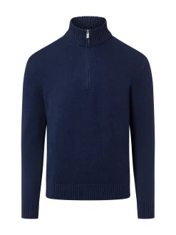Nils Sundström Herren Strickpullover in indigo