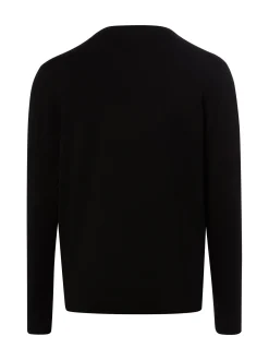 Nils Sundström Herren Strickpullover in schwarz
