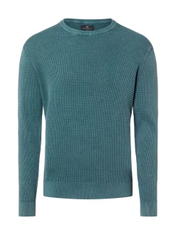 Nils Sundström Herren Strickpullover in aqua