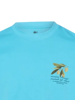 Nils Sundström Herren T-Shirt in türkis grün