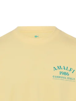 Nils Sundström Herren T-Shirt in gelb grün