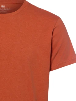Nils Sundström Herren T-Shirt in terra - Ärmel: kurzarm