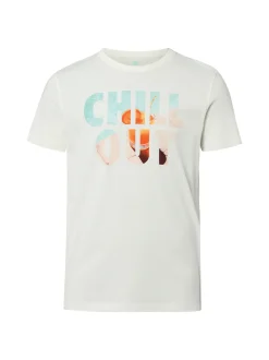 Nils Sundström Herren T-Shirt in ecru - Ärmel: kurzarm