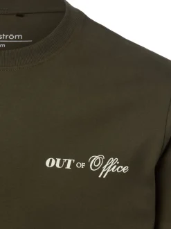 Nils Sundström Herren T-Shirt in oliv - Ärmel: kurzarm