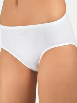 Nina von C. Damen Hüftslip - 5er Pack Daily in weiß