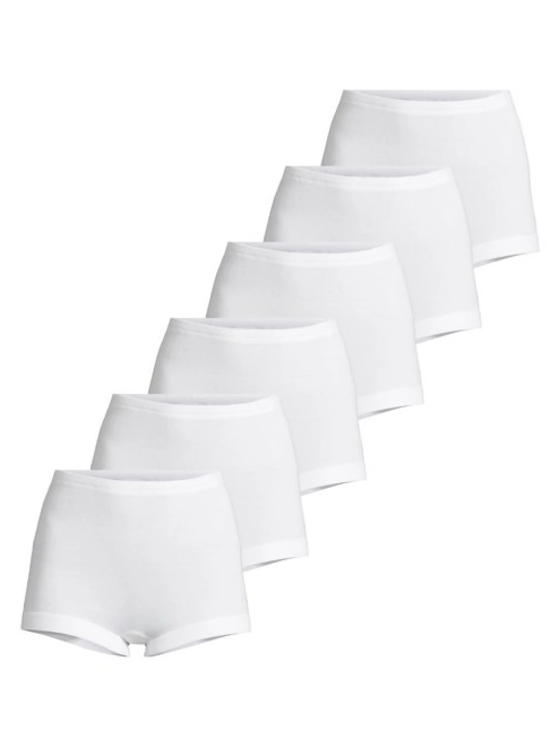 Nina von C. Damen Pagenschlüpfer - 6er Pack Daily in weiß