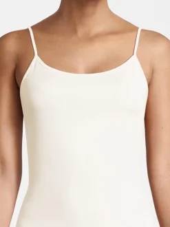 Nina von C. Damen Spaghetti Top - 3er Pack Pure in beige weiß