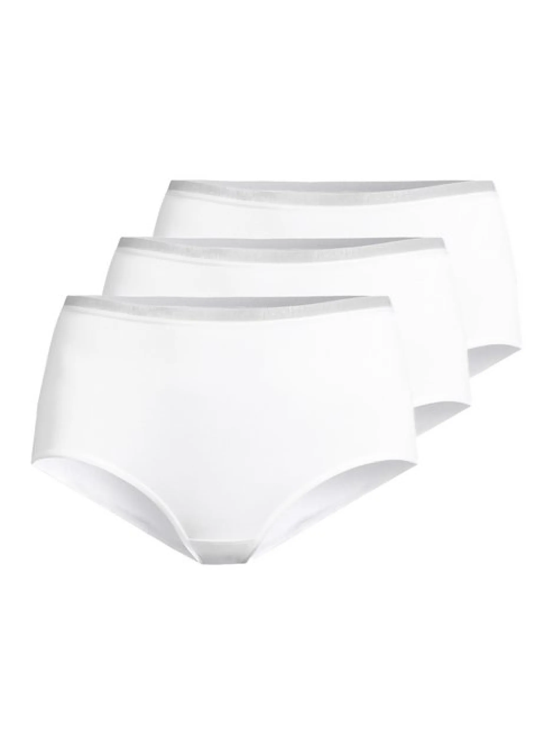 Nina von C. Damen Taillen Slip - 3er Pack Pure in weiß