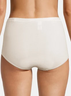 Nina von C. Damen Taillen Slip - 6er Pack Slipboutique in beige weiß