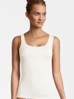 Nina von C. Damen Unterhemd - 3er Pack Pure in beige weiß