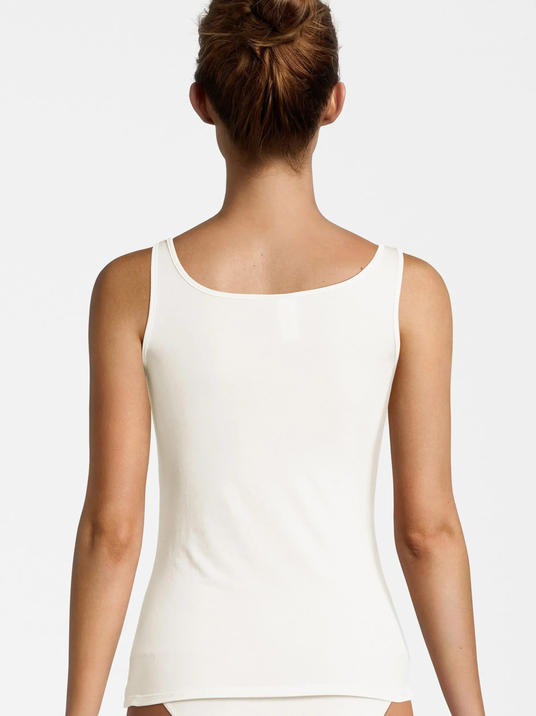 Nina von C. Damen Unterhemd - 3er Pack Pure in beige weiß