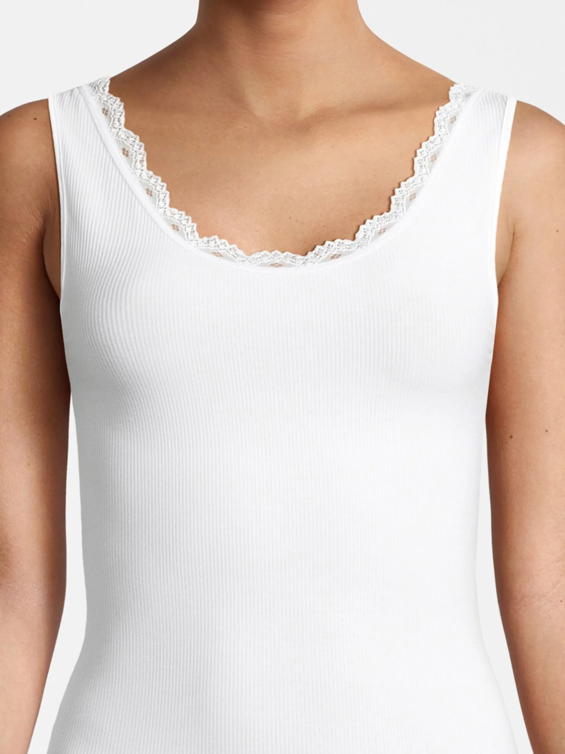 Nina von C. Damen Unterhemd - 3er Pack Body & Soul in weiß
