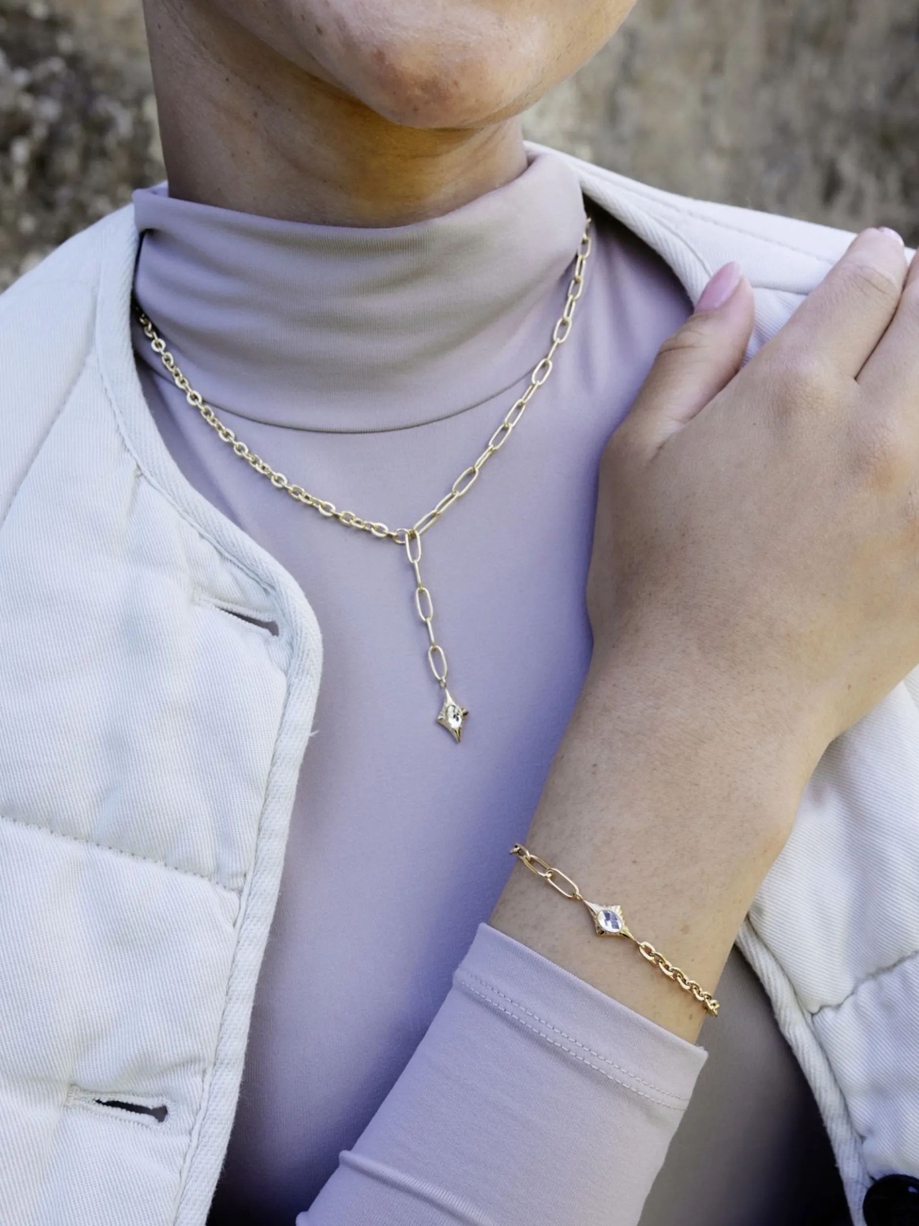 NOELANI Damen Armband in gold