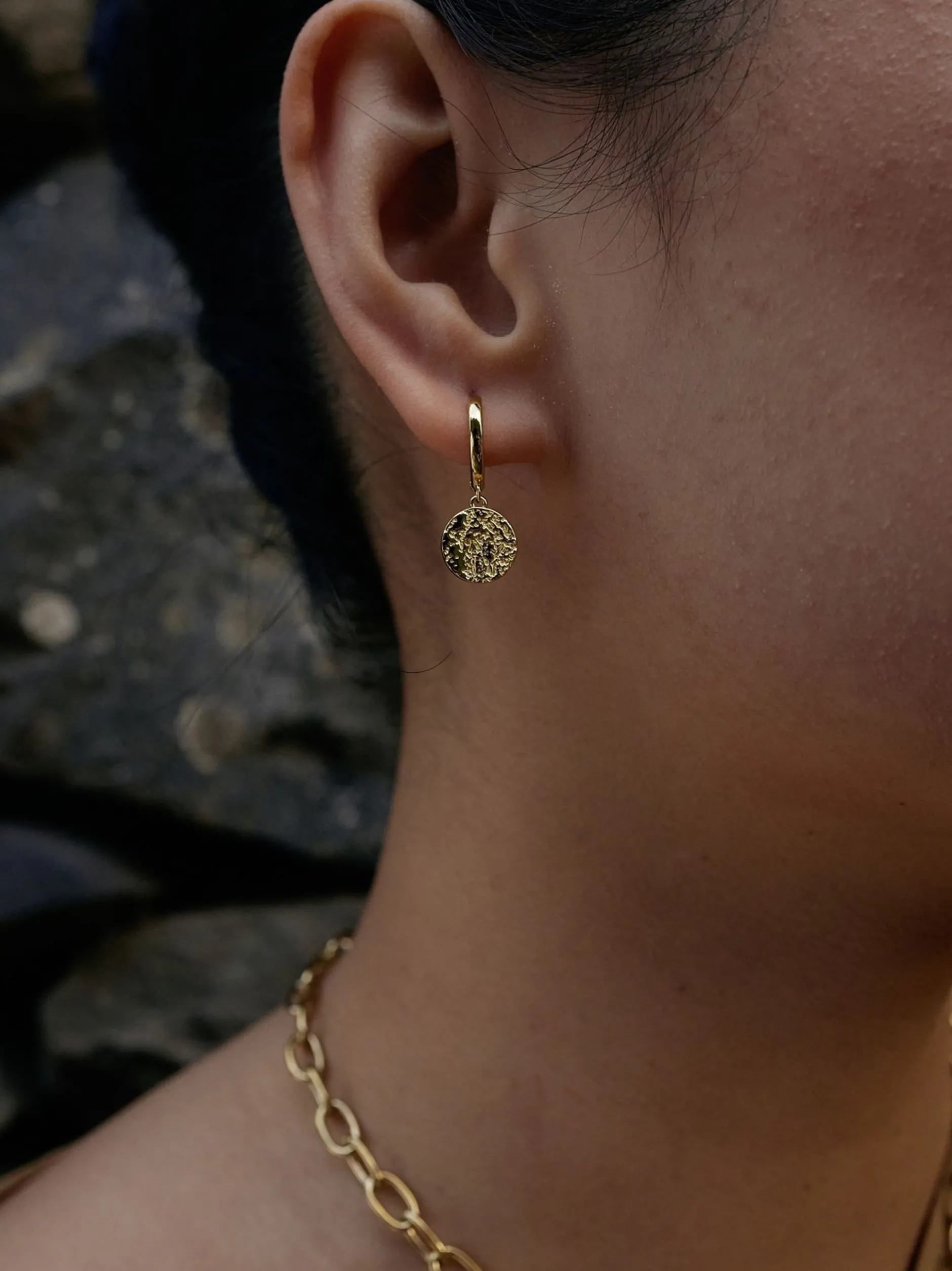 NOELANI Damen Creolen in gold