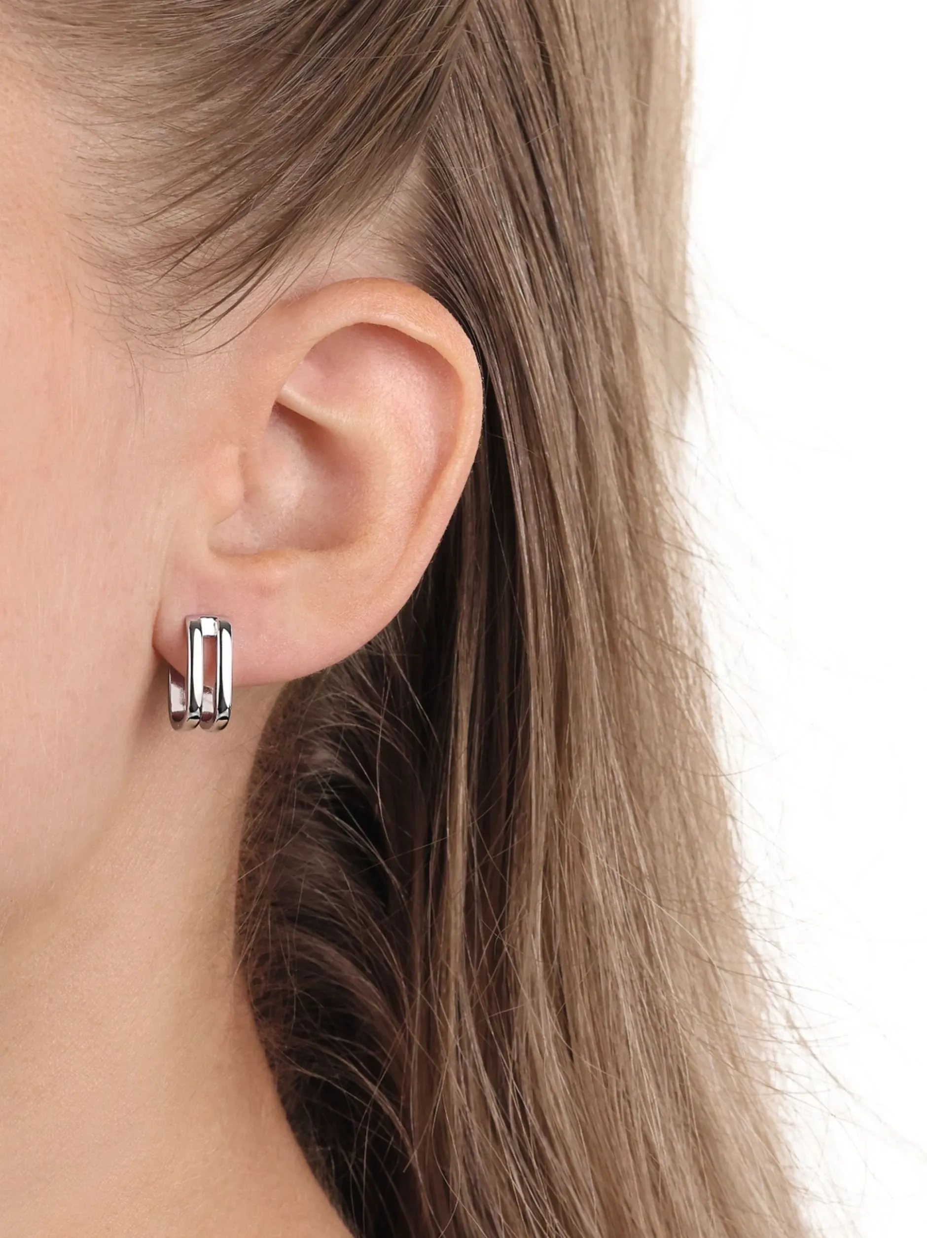 NOELANI Damen Creolen in silber