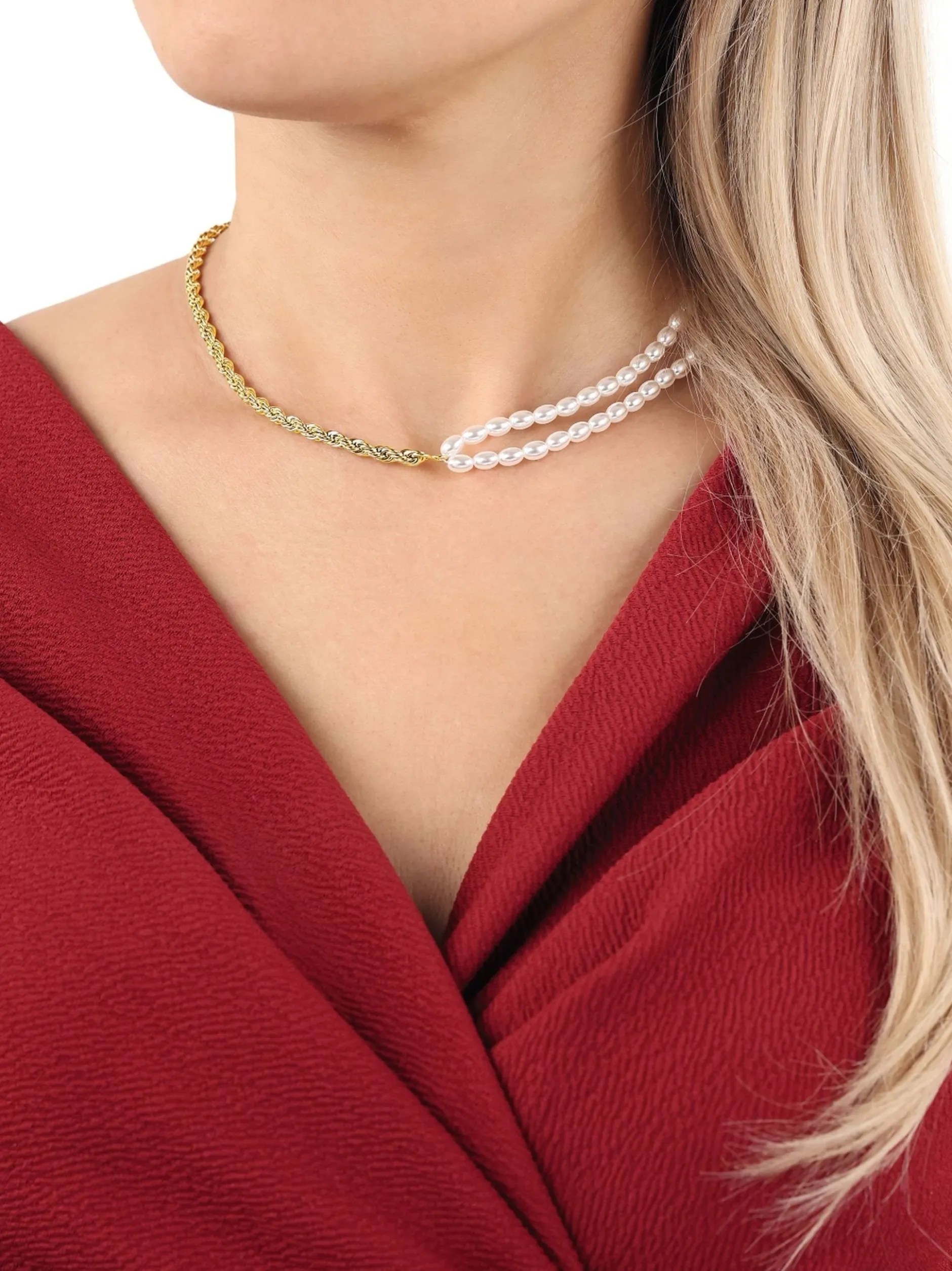 NOELANI Damen Halskette in gold