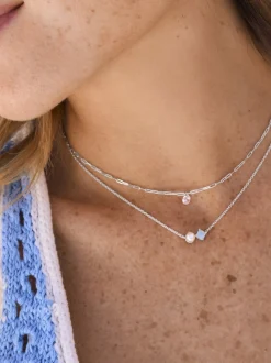 NOELANI Damen Kette mit Anhänger in silber