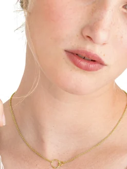 NOELANI Damen Kette mit Anhänger in gold