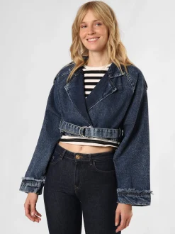 Noisy May Damen Jeansjacke - NMTalla in medium stone