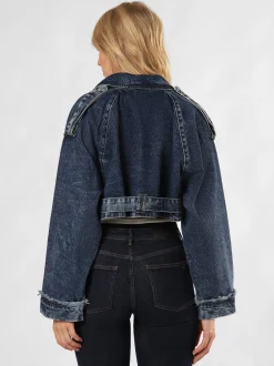 Noisy May Damen Jeansjacke - NMTalla in medium stone