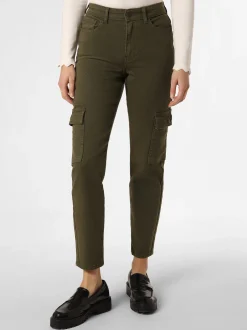 Noisy May Damen Jeans - NMMoni in oliv - Länge: lang