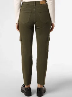 Noisy May Damen Jeans - NMMoni in oliv - Länge: lang