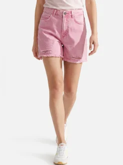 Noisy May Damen Jeansshorts - NMPolly Olesia in rosa