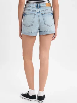 Noisy May Damen Jeansshorts - NMMoni in bleached