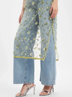 Noisy May Damen Kleid - NMZigga in kiwi - Länge: midi